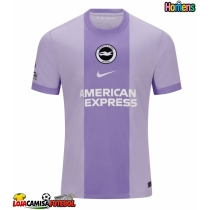 Camisa de Futebol Brighton Charalampos Kostoulas #19 Equipamento Secundário 2025-26 Manga Curta